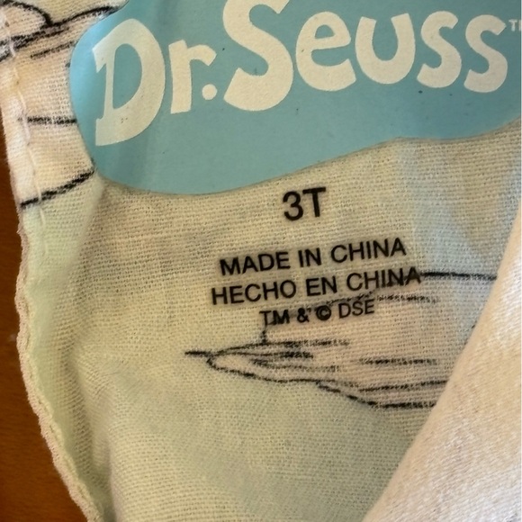 Dr. Suess 3T toddler Hot balloon white pink sleeve summer formal party dress - Picture 5 of 7